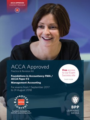 cover image of FIA Foundations in Management Accounting FMA (ACCA F2): Practice and Revision Kit